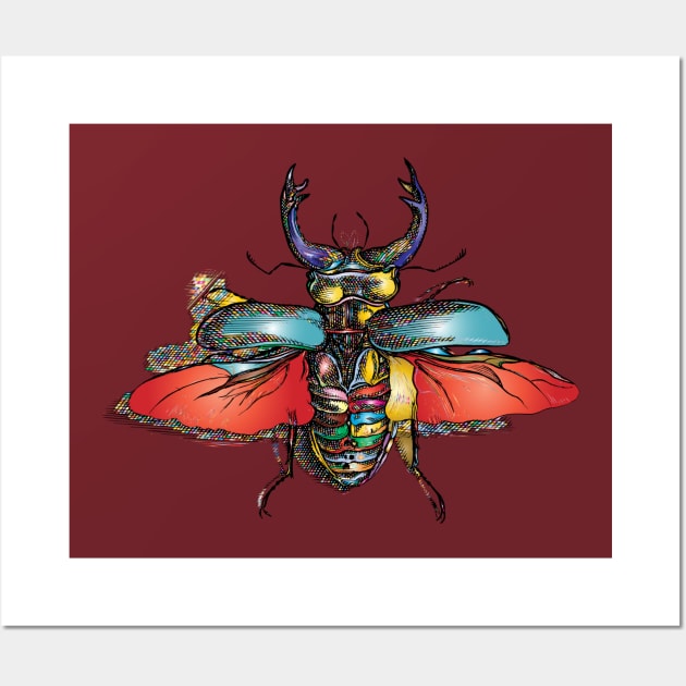 Beetle Wall Art by HAMZAKANAAN41